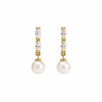 French Vintage Faux Pearl Drop Earrings